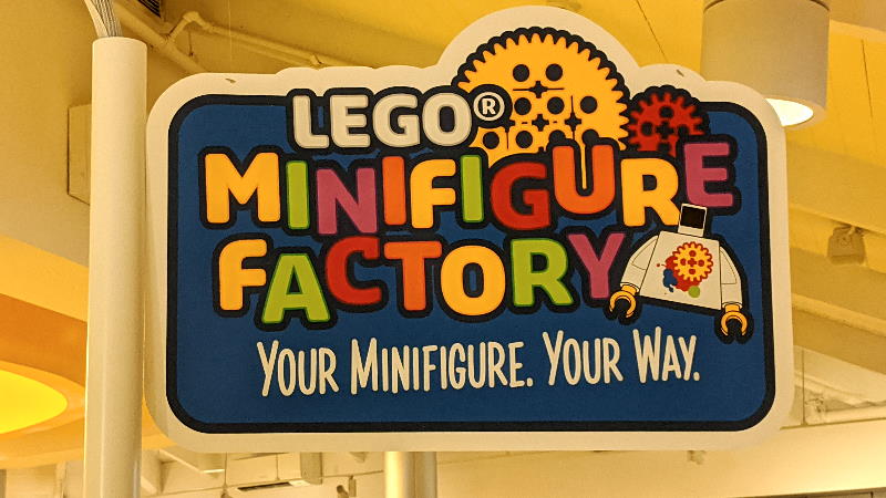The Lego Minifigure Factory Experience at Disney Springs